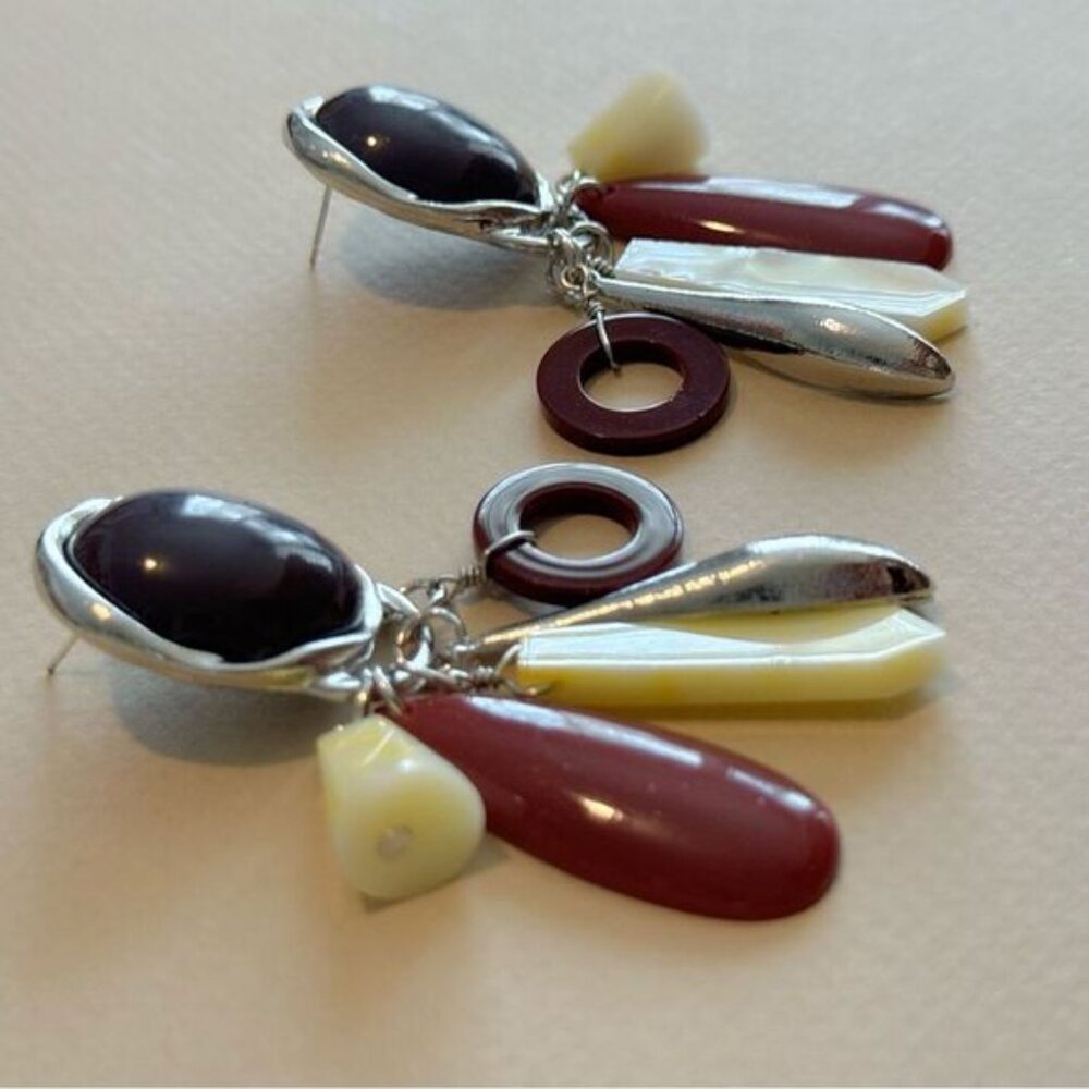 Boho Statement Dangle Earrings N1470 - image 5